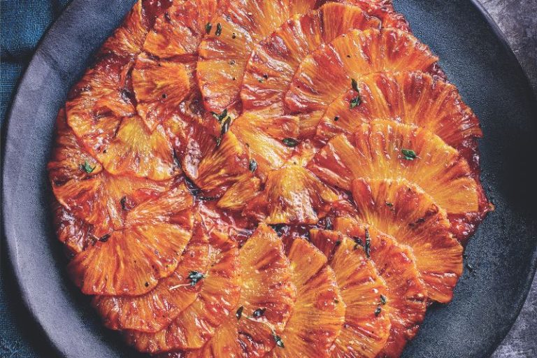Tatin à l’ananas au caramel épicé