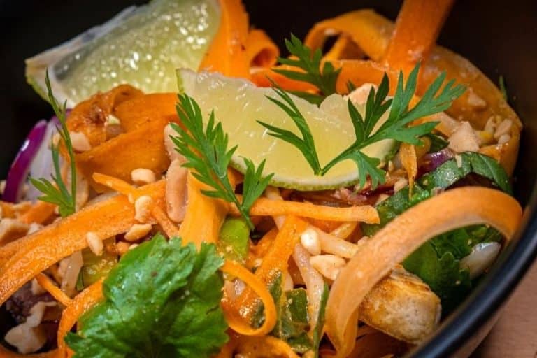 Carottes façon pad thaï