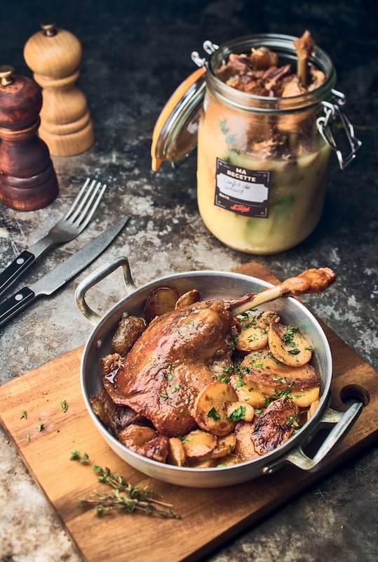 recette de Confit de canard maison en conserve