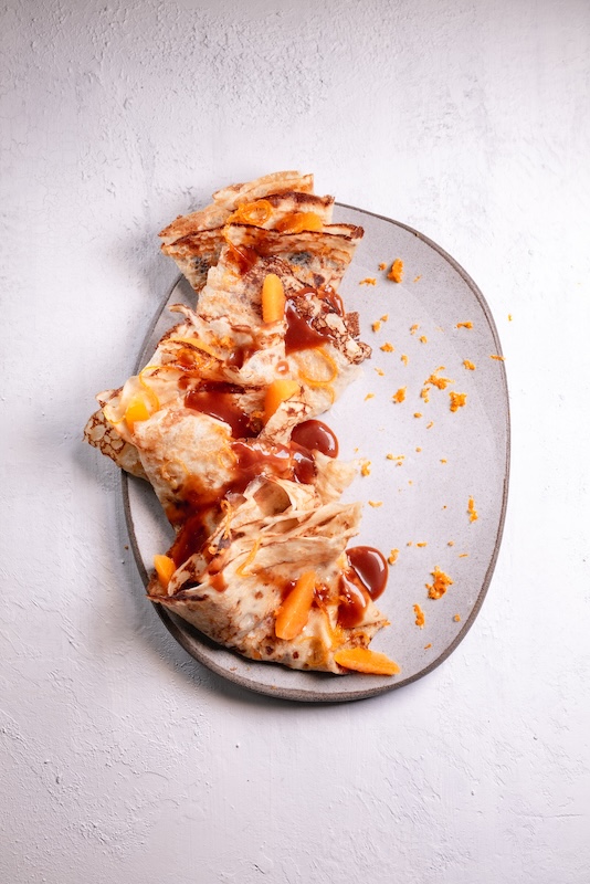 recette de Crêpes mandarine orange