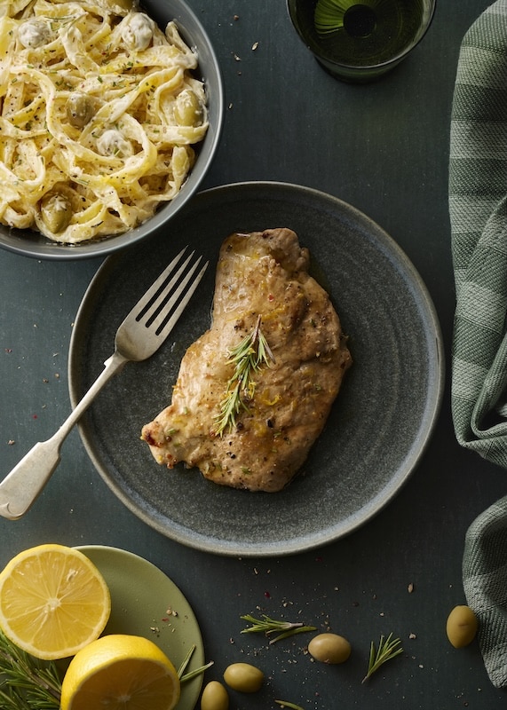 recette Escalopes de veau à la crème de citron