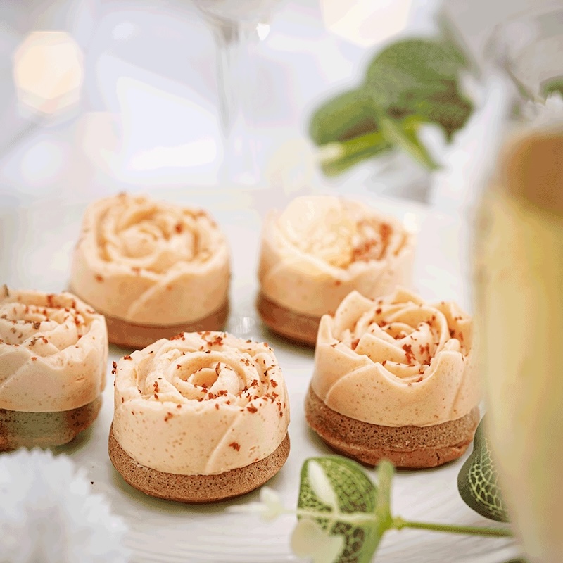 recette de Roses tarama en amuse-bouche