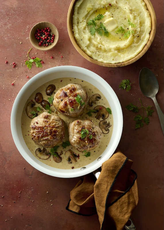 recette de Paupiettes de veau à la crème et champignons