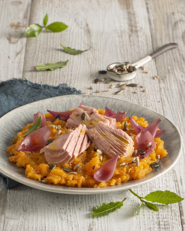 recette de Purée de carottes oignons glacés