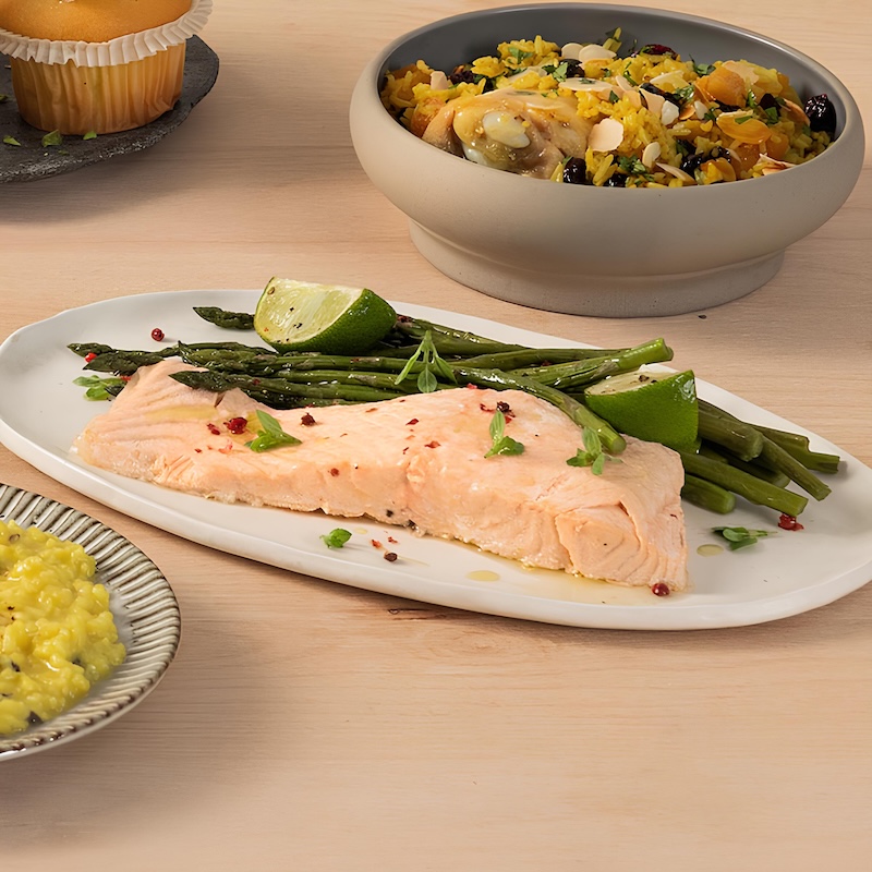 recette de Riz et saumon