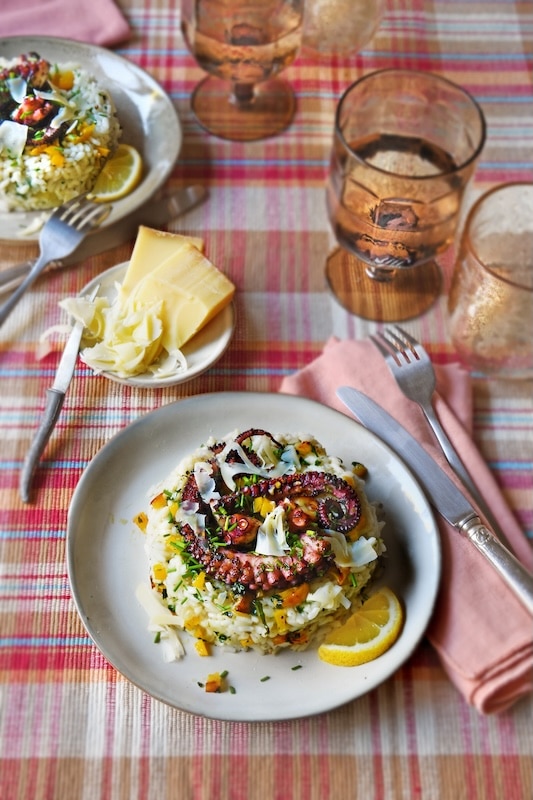 recette de Risotto au poulpe et Abondance