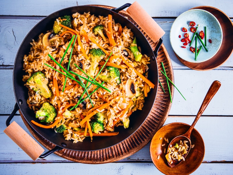 recette de Riz sauté aux légumes à l’asiatique