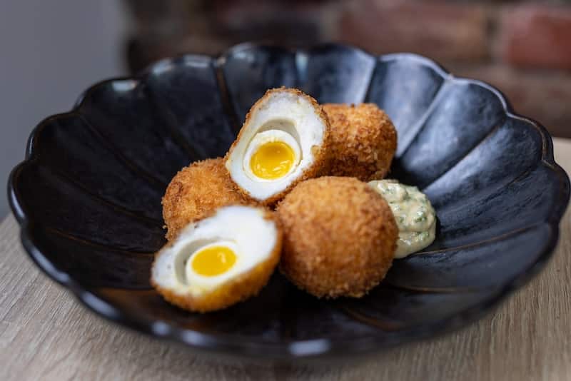 recette de Scotch eggs de poisson