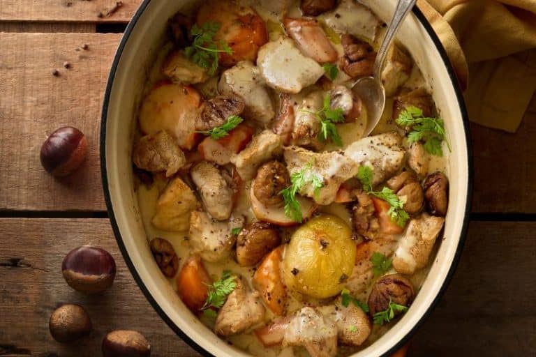 Blanquette de veau aux patates douces