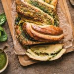 Brioche tressée à l’Abondance et au pesto