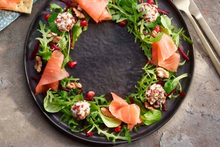 Couronne de saumon fumé au chèvre