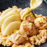 Crumble de pommes et Saint-Jacques