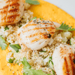 Saint-Jacques courge quinoa