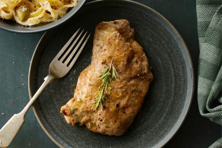 Escalopes de veau à la crème de citron