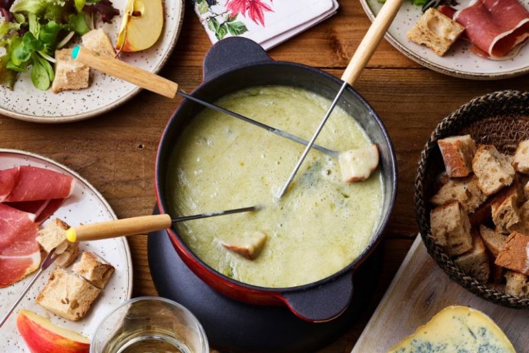 Fondue au Bleu de Gex
