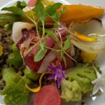 Homard breton et légumes du moment