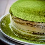 Mille-crêpes au thé matcha