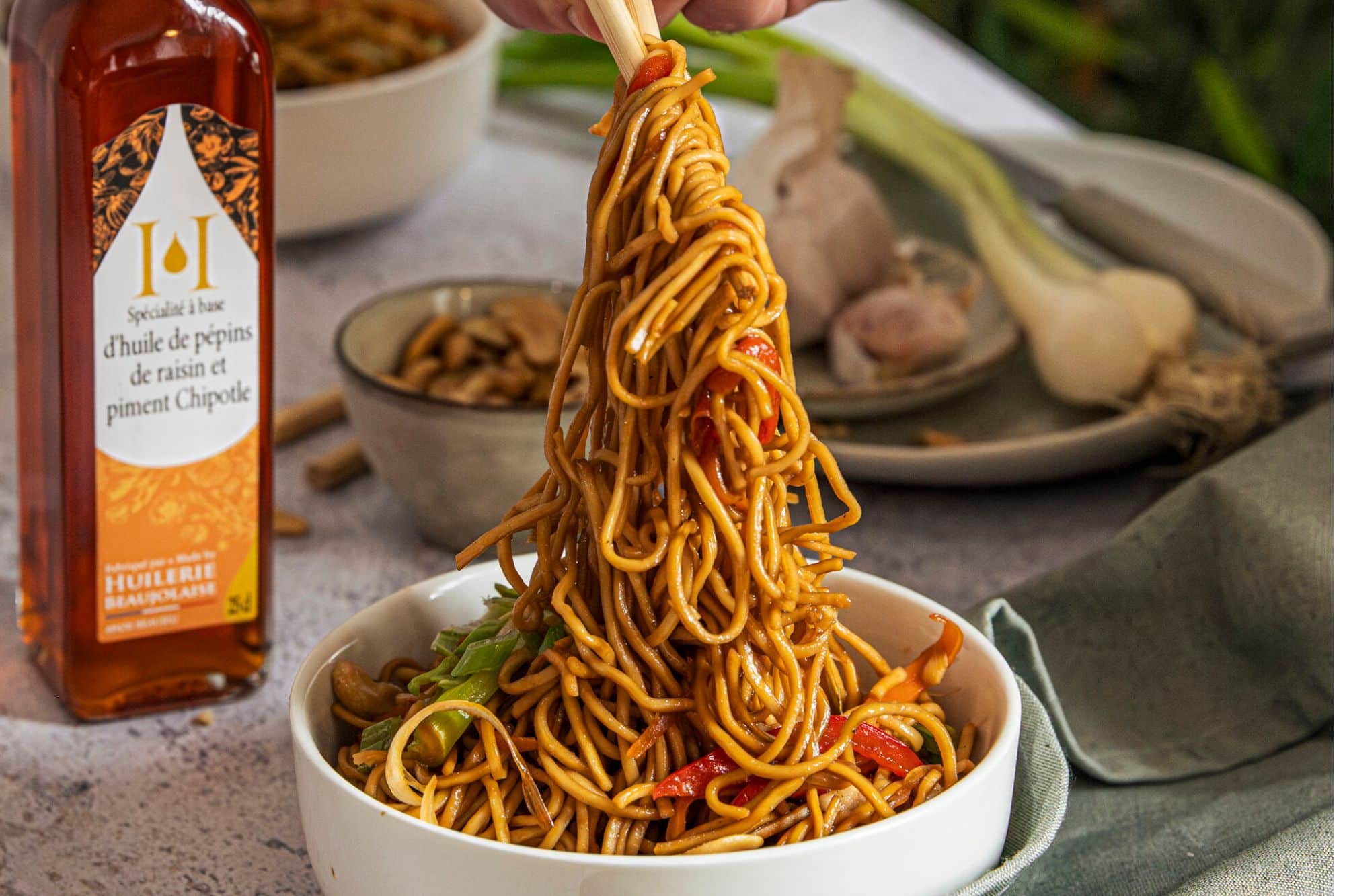 Nouilles sautées au piment Chipotle