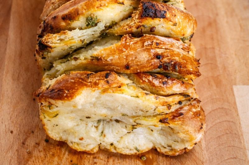 Pain moelleux à l’ail et au persil