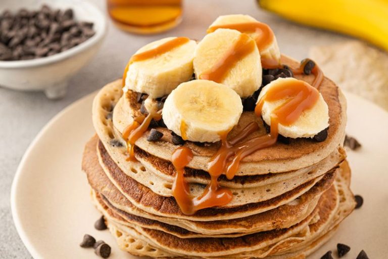 Pancakes protéinés aux pépites de chocolat
