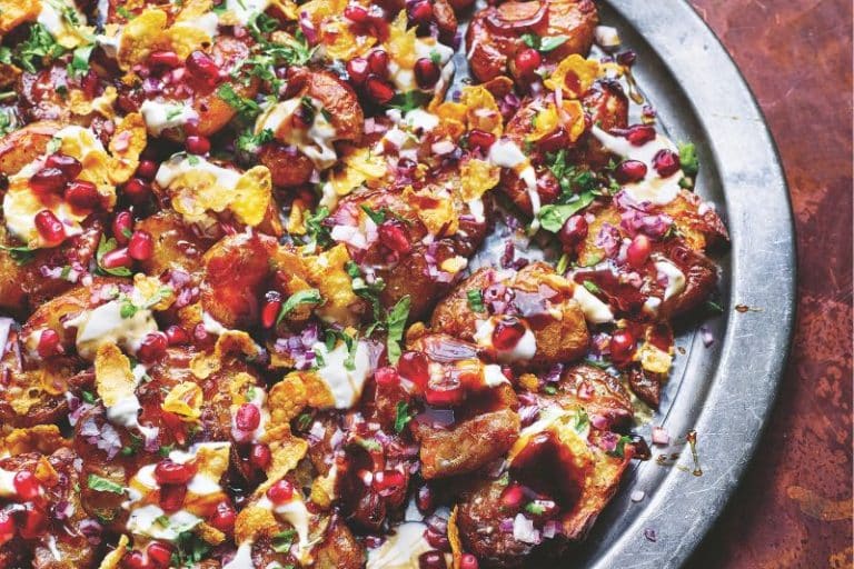 Chaat de pommes de terre croustillantes