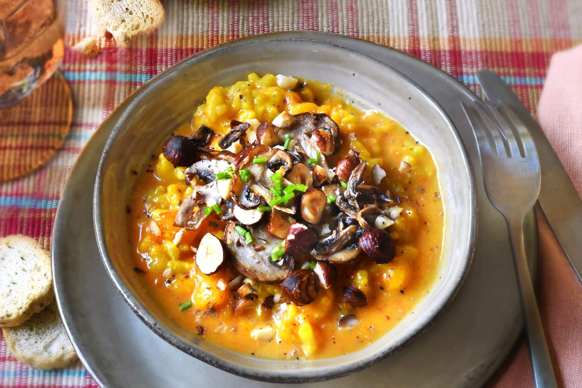 Risotto butternut et Cancoillotte