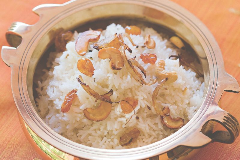 Riz au beurre clarifié