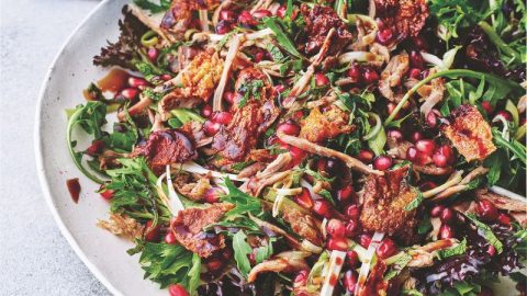 Salade de canard et grenade