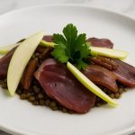 Salade de lentilles vertes et magret