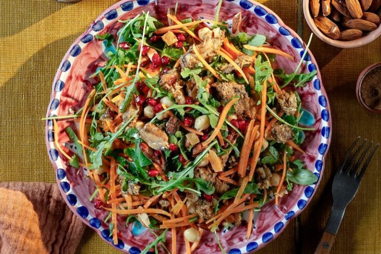 Salade de carottes à l’émietté de sardine
