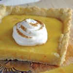 Tarte aux clémentines meringuée