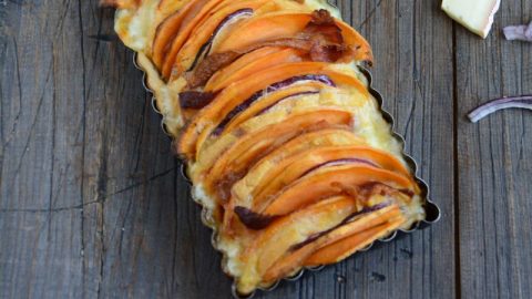 Tarte au reblochon et patates douces