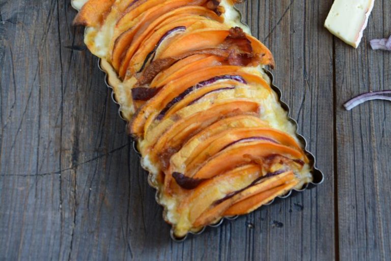 Tarte au reblochon et patates douces