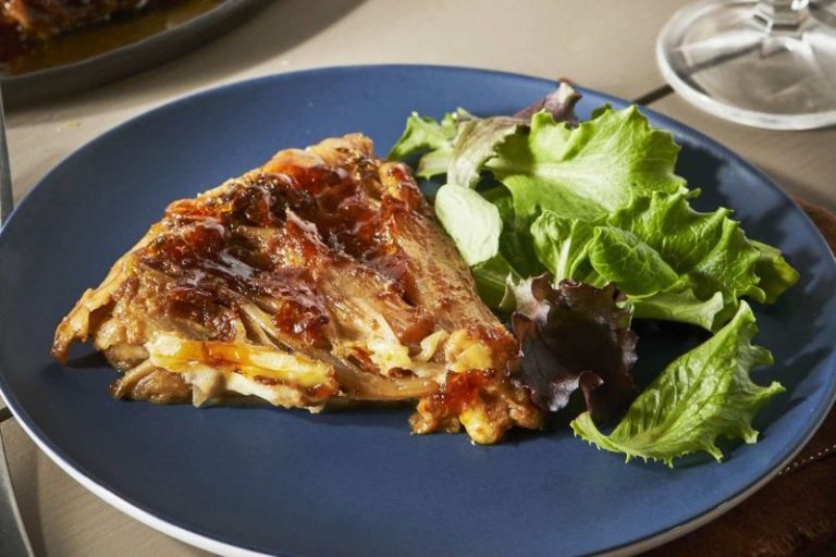 Tatin d’endives au Reblochon