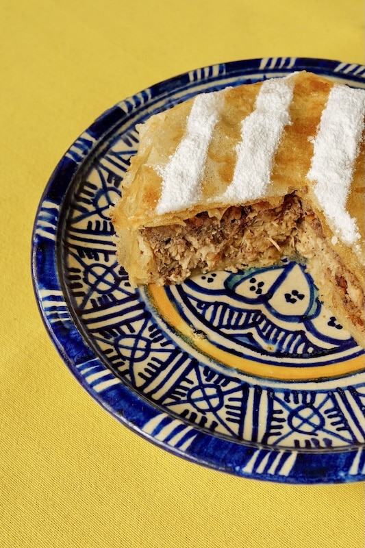 recette de La pastilla au poulet de Hugo Desnoyer