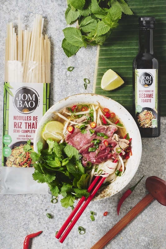 recette de Pho vite prêt au bœuf