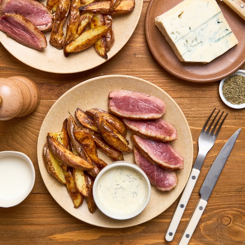 recette de Filet de canard sauce au Gorgonzola