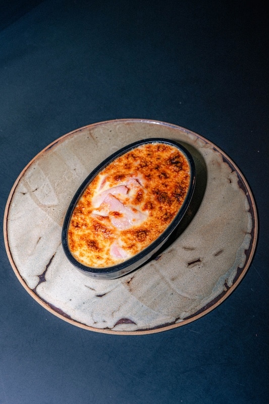 recette de Welsh au Maroilles et au jambon fumé