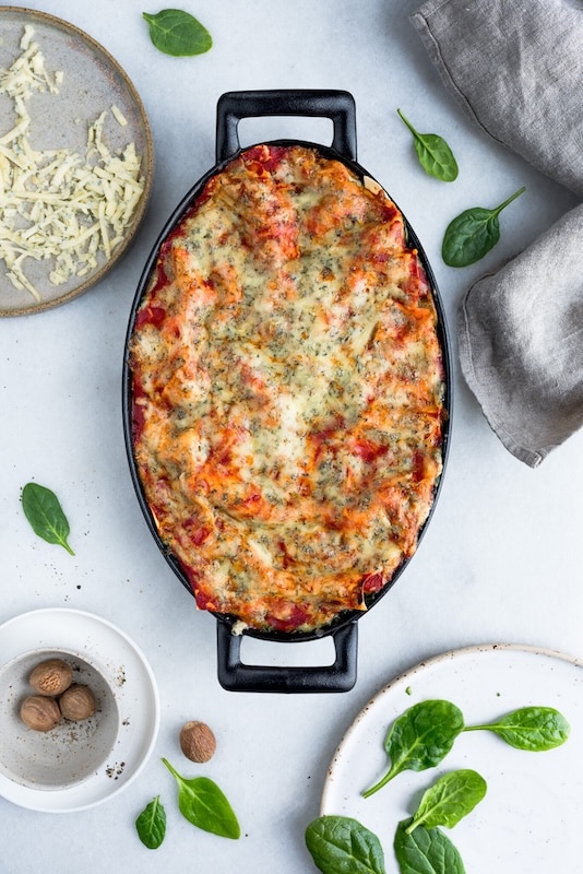 recette de Lasagne d’épinards à la Fourme de Montbrison