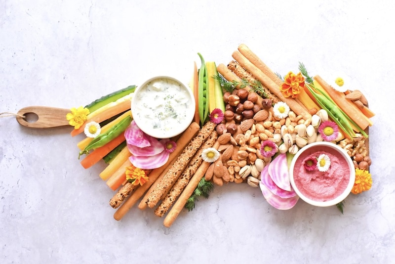 recette de Planche apéritive printanière