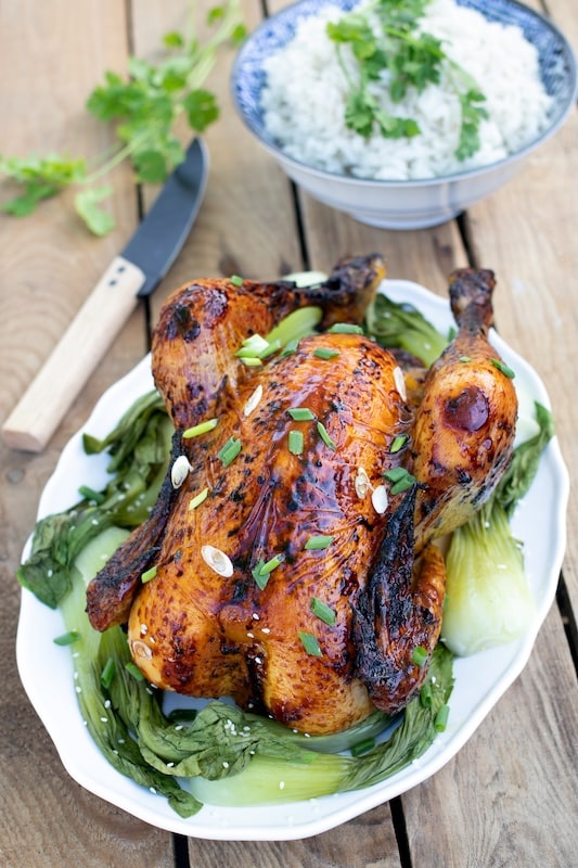 recette de Poulet d’Auvergne glacé à l’asiatique