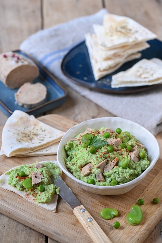 recette de Tartinade printanière au foie gras