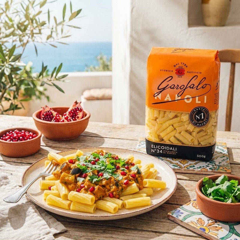 recette de Elicoidali au peanut butter curry