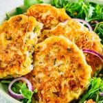 Galettes de poireaux chevre et noix