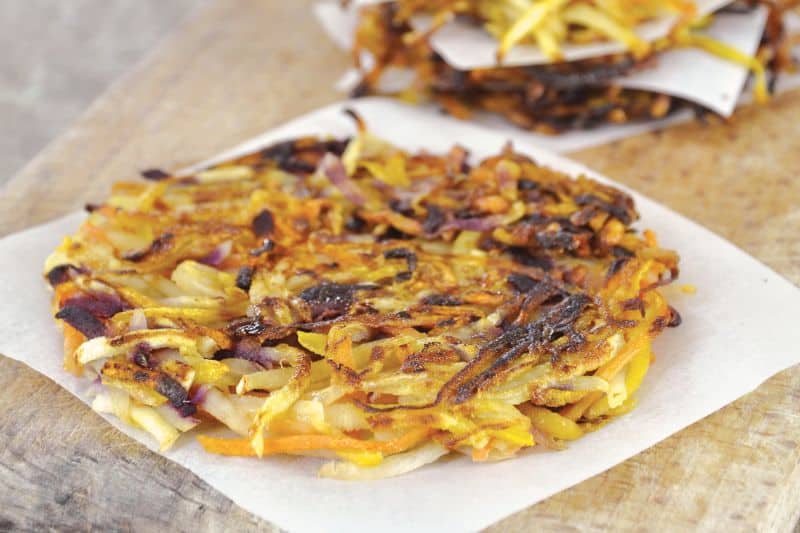 Galettes de légumes anciens