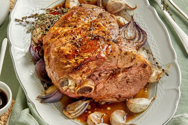 Gigot d’agneau à la truffe