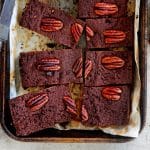 Healthy avocado brownies