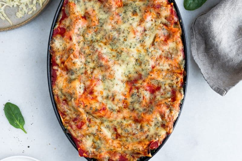 Lasagne d’épinards à la Fourme de Montbrison