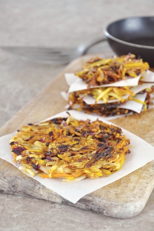recette de Galettes de légumes anciens