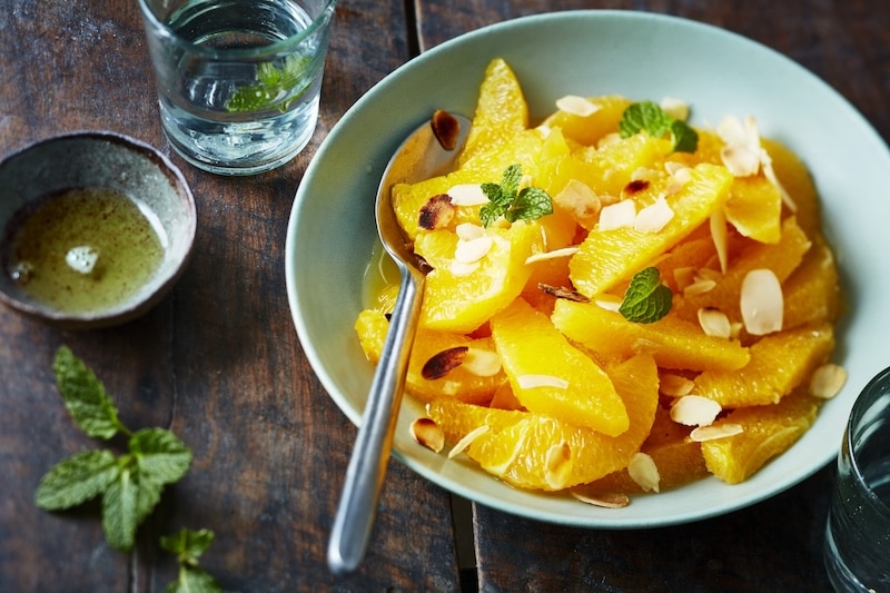 Salade d’orange au miel